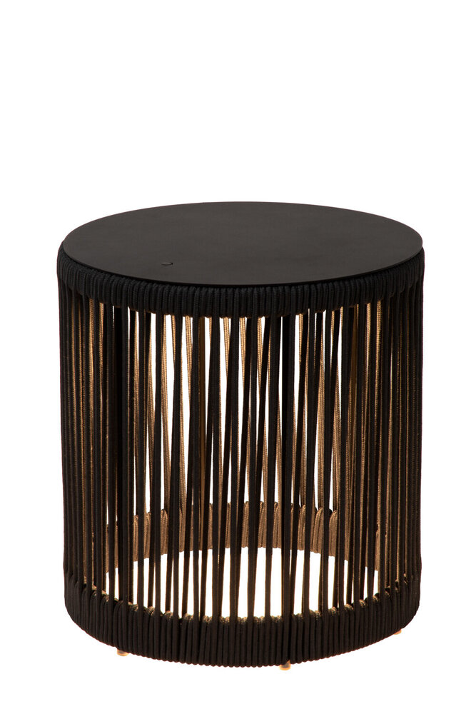 Lucide PINGI - Oplaadbare Vloerlamp Binnen/Buiten - Accu/Batterij - Ø 33,5 cm - LED 3 StepDim - 1x3W 3000K - IP44 - Zwart Lucide PINGI - Oplaadbare Vloerlamp Binnen/Buiten - Accu/Batterij - Ø 33,5 cm - LED 3 StepDim - 1x3W 3000K - IP44 - Zwart