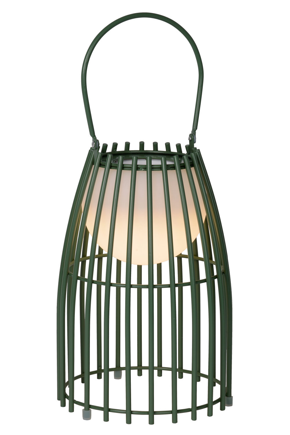 Lucide FJARA - Oplaadbare Tafellamp Binnen/Buiten - Accu/Batterij - Ø 17,5 cm - LED Dim to warm - 1x0,3W 2800K/3200K - IP44 - Groen