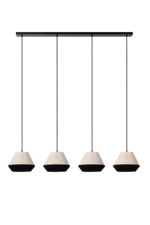 Lucide KALA - Hanglamp - 4xE14 - Taupe Lucide KALA - Hanglamp - 4xE14 - Taupe