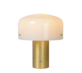 Lucide TIMON - Tafellamp - 1xE27 - Mat Goud / Messing