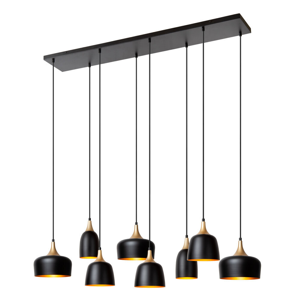 Lucide CHAYANNE - Hanglamp - 8xE14 - Zwart Lucide CHAYANNE - Hanglamp - 8xE14 - Zwart