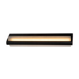 Lucide WANDA - Wandlamp Badkamer - LED - 1x15W 3000K - IP44 - Zwart