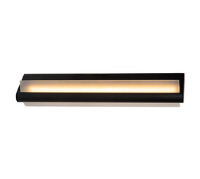 Lucide WANDA - Wandlamp Badkamer - LED - 1x15W 3000K - IP44 - Zwart Lucide WANDA - Wandlamp Badkamer - LED - 1x15W 3000K - IP44 - Zwart