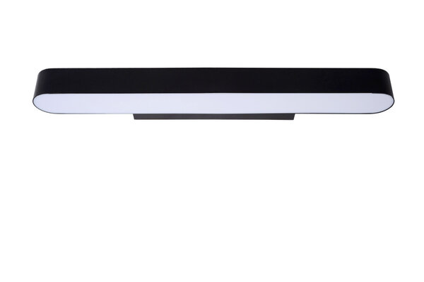 Lucide MADELON - Wandlamp Badkamer - LED - 1x9W 2700K - IP44 - Zwart Lucide MADELON - Wandlamp Badkamer - LED - 1x9W 2700K - IP44 - Zwart