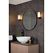 Lucide JESSE - Wandlamp Badkamer - 1xG9 - IP44 - Zwart Lucide JESSE - Wandlamp Badkamer - 1xG9 - IP44 - Zwart