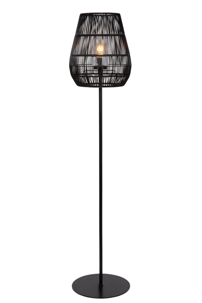 Lucide NERIDA - Vloerlamp Binnen/Buiten - Ø 35 cm - 1xE27 - IP44 - Zwart Lucide NERIDA - Vloerlamp Binnen/Buiten - Ø 35 cm - 1xE27 - IP44 - Zwart