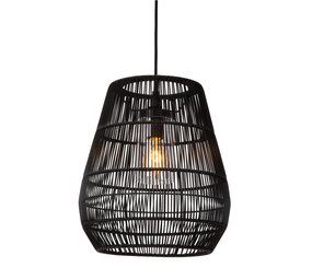 Lucide NERIDA - Hanglamp Binnen/Buiten - Ø 35 cm - 1xE27 - IP44 - Zwart Lucide NERIDA - Hanglamp Binnen/Buiten - Ø 35 cm - 1xE27 - IP44 - Zwart