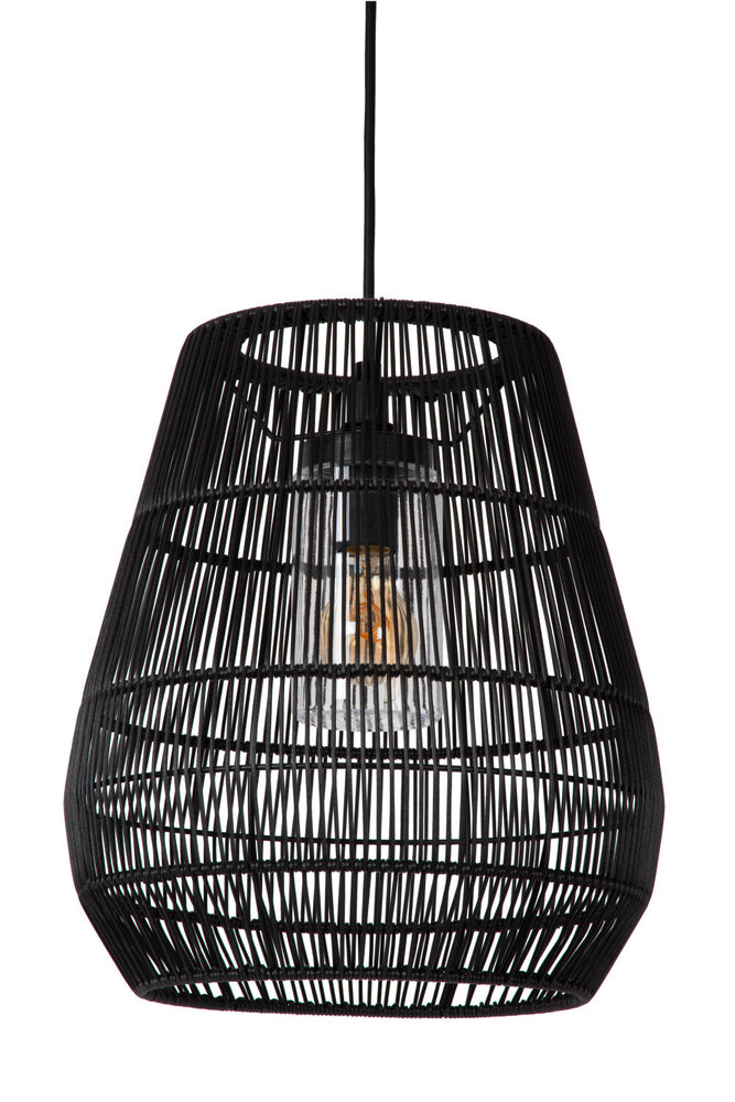 Lucide NERIDA - Hanglamp Binnen/Buiten - Ø 35 cm - 1xE27 - IP44 - Zwart Lucide NERIDA - Hanglamp Binnen/Buiten - Ø 35 cm - 1xE27 - IP44 - Zwart