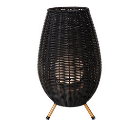 Lucide COLIN IP44 - Oplaadbare Tafellamp Binnen/Buiten - Accu/Batterij - LED 3 StepDim - 1x3W 3000K - IP44 - Zwart Lucide COLIN IP44 - Oplaadbare Tafellamp Binnen/Buiten - Accu/Batterij - LED 3 StepDim - 1x3W 3000K - IP44 - Zwart