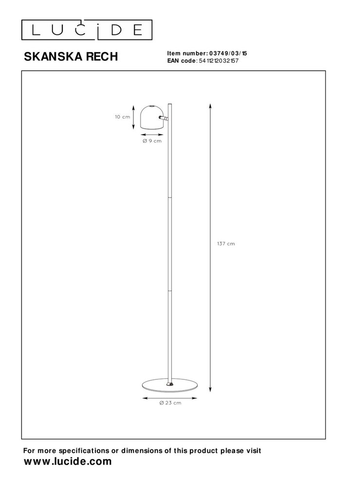 Lucide SKANSKA RECH - Oplaadbare Vloerlamp Binnen/Buiten - Accu/Batterij - Ø 23 cm - LED Dimb. - CCT - 1x3W 3000K/6000K - IP44 - Grijs ijzer Lucide SKANSKA RECH - Oplaadbare Vloerlamp Binnen/Buiten - Accu/Batterij - Ø 23 cm - LED Dimb. - CCT - 1x3W 3000K/6000K - IP44 - Grijs ijzer