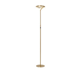 Lucide CELESTE - Vloerlamp - Ø 28 cm - LED Dimb. - 1x21W 2700K - Mat Goud / Messing Lucide CELESTE - Vloerlamp - Ø 28 cm - LED Dimb. - 1x21W 2700K - Mat Goud / Messing