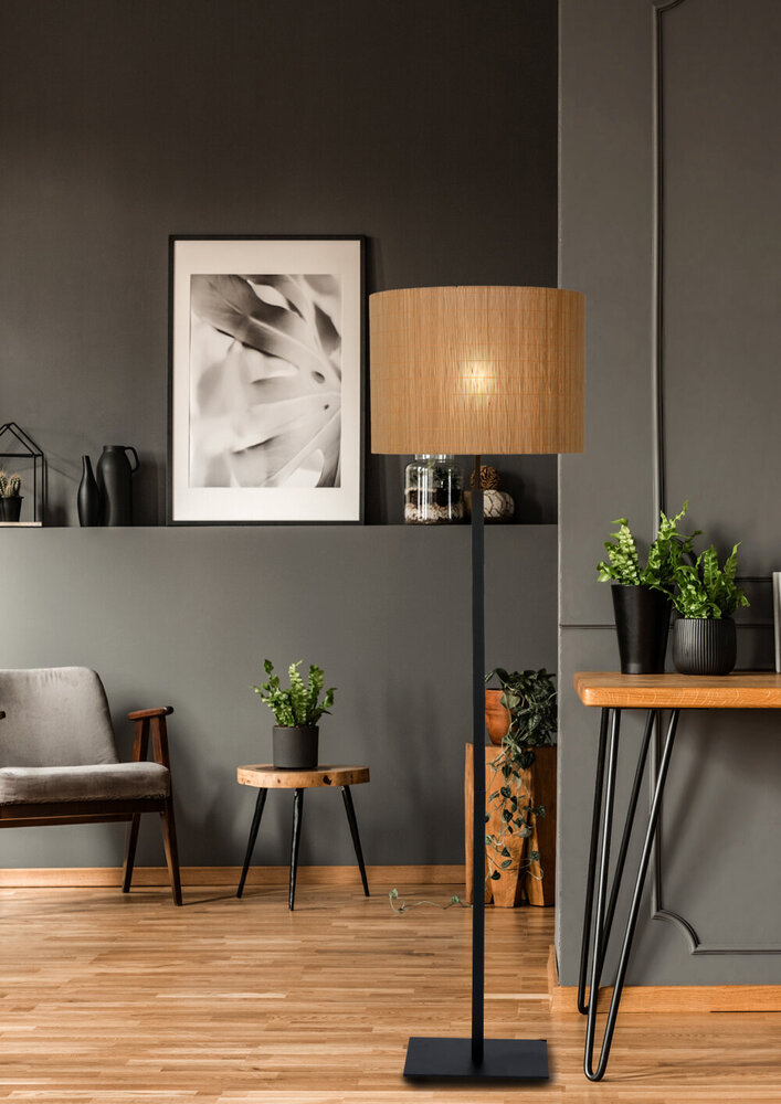 Lucide MAGIUS - Vloerlamp - Ø 42 cm - 1xE27 - Naturel Lucide MAGIUS - Vloerlamp - Ø 42 cm - 1xE27 - Naturel