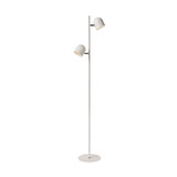 Lucide SKANSKA - Vloerlamp - LED 3 StepDim - 2x5W 3000K - Wit Lucide SKANSKA - Vloerlamp - LED 3 StepDim - 2x5W 3000K - Wit