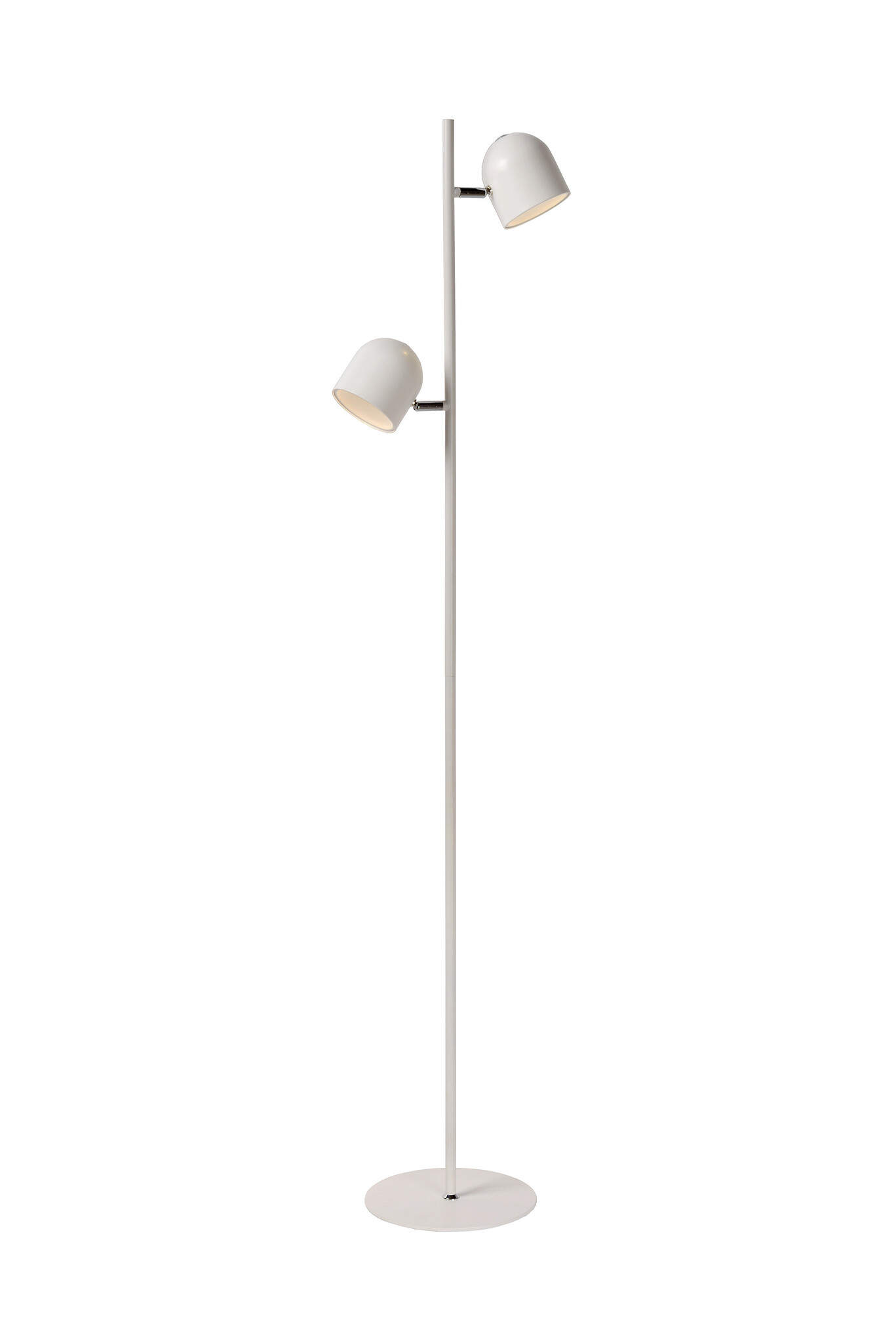 Lucide SKANSKA - Vloerlamp - LED 3 StepDim - 2x5W 3000K - Wit