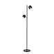 Lucide SKANSKA - Vloerlamp - LED 3 StepDim - 2x5W 3000K - Zwart Lucide SKANSKA - Vloerlamp - LED 3 StepDim - 2x5W 3000K - Zwart