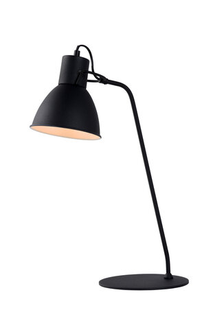 Lucide SHADI - Bureaulamp - Ø 20 cm - 1xE14 - Zwart Lucide SHADI - Bureaulamp - Ø 20 cm - 1xE14 - Zwart
