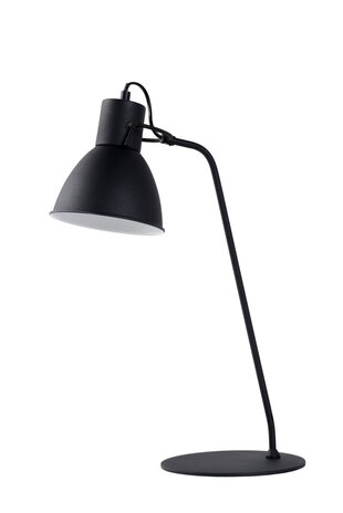 Lucide SHADI - Bureaulamp - Ø 20 cm - 1xE14 - Zwart Lucide SHADI - Bureaulamp - Ø 20 cm - 1xE14 - Zwart