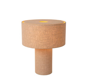 Lucide LEEROY - Tafellamp - 1xE27 - Taupe Lucide LEEROY - Tafellamp - 1xE27 - Taupe