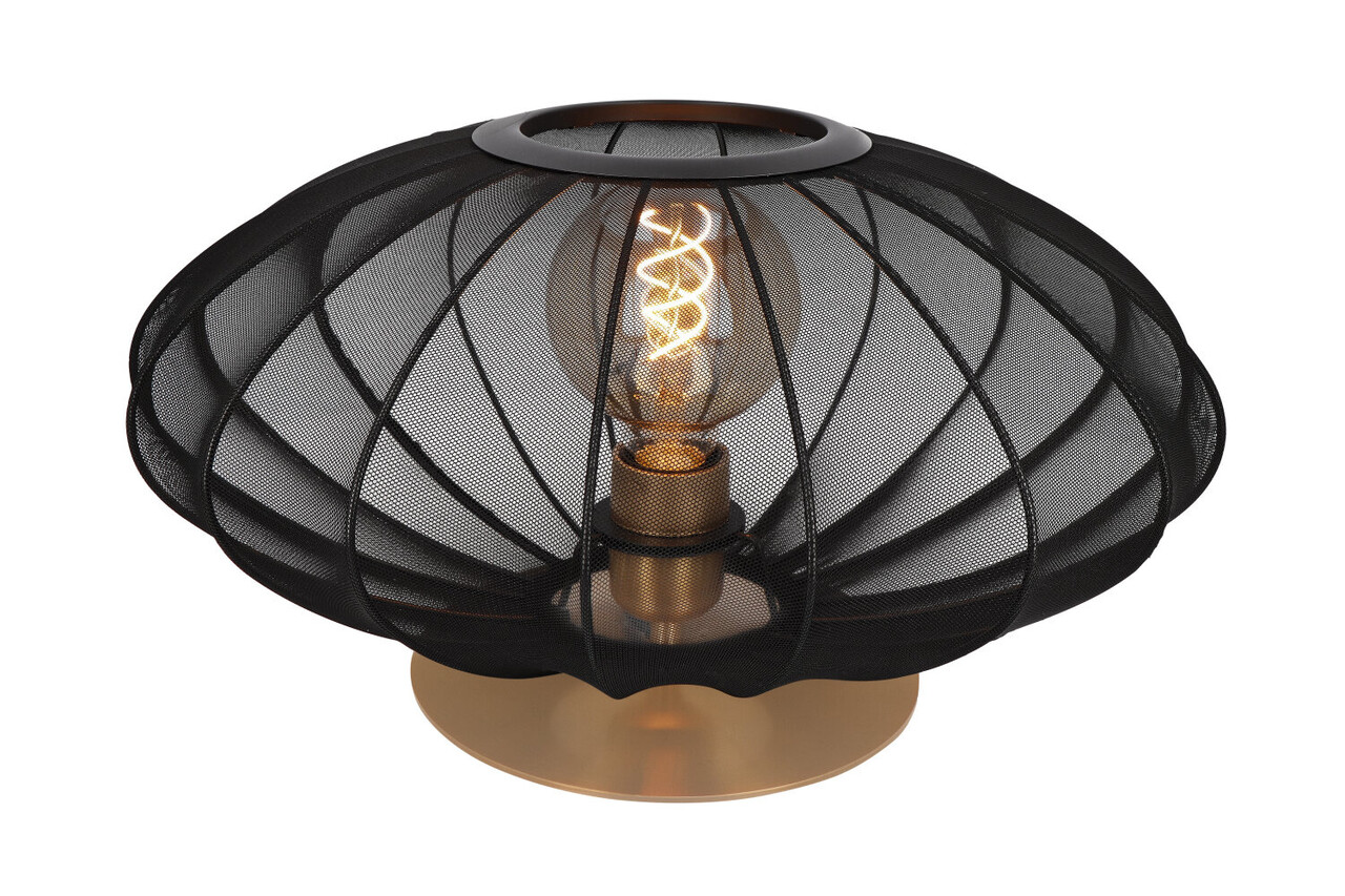 Lucide CORINA - Tafellamp - Ø 40 cm - 1xE27 - Zwart Lucide CORINA - Tafellamp - Ø 40 cm - 1xE27 - Zwart