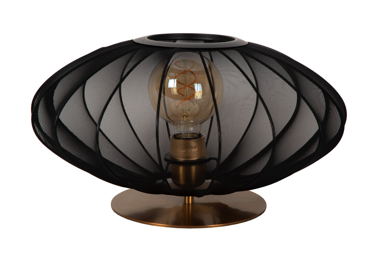 Lucide CORINA - Tafellamp - Ø 40 cm - 1xE27 - Zwart Lucide CORINA - Tafellamp - Ø 40 cm - 1xE27 - Zwart
