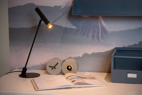 Lucide ALEC - Bureaulamp - LED 3 StepDim - G9 - 1x3W 2700K - Inclusief omwisselbare ringen - Zwart Lucide ALEC - Bureaulamp - LED 3 StepDim - G9 - 1x3W 2700K - Inclusief omwisselbare ringen - Zwart