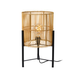 Lucide JANTINE - Tafellamp - Ø 30 cm - 1xE27 - Naturel