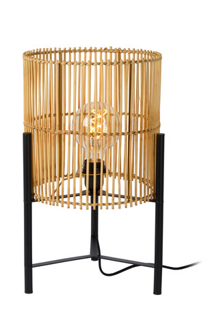 Lucide JANTINE - Tafellamp - Ø 30 cm - 1xE27 - Naturel