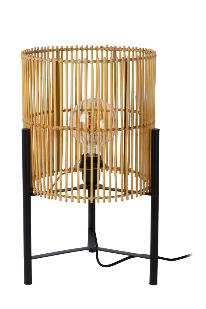 Lucide JANTINE - Tafellamp - Ø 30 cm - 1xE27 - Naturel