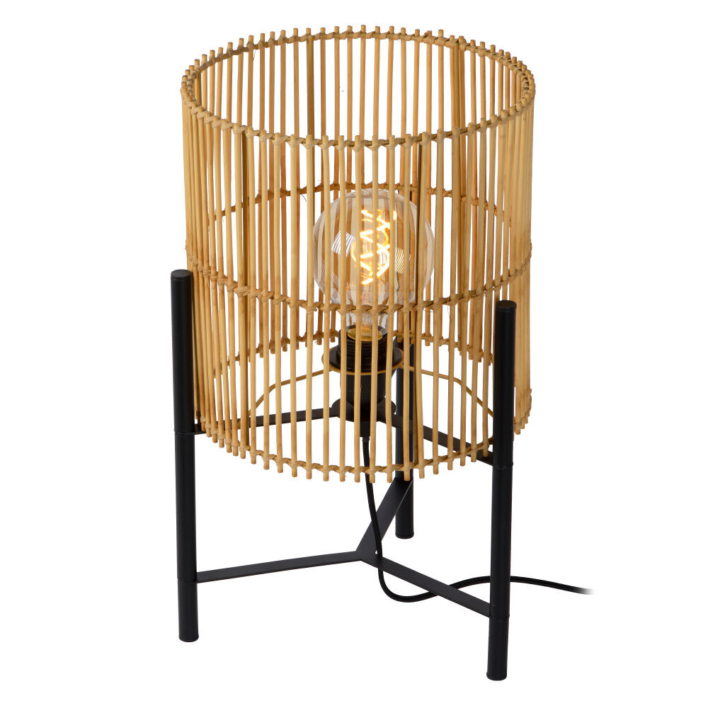 Lucide JANTINE - Tafellamp - Ø 30 cm - 1xE27 - Naturel