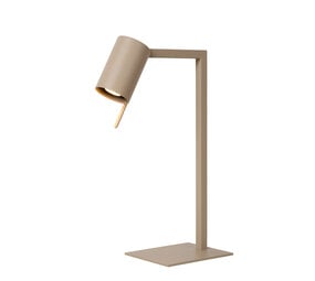 Lucide LESLEY - Bureaulamp - 1xGU10 - Taupe Lucide LESLEY - Bureaulamp - 1xGU10 - Taupe