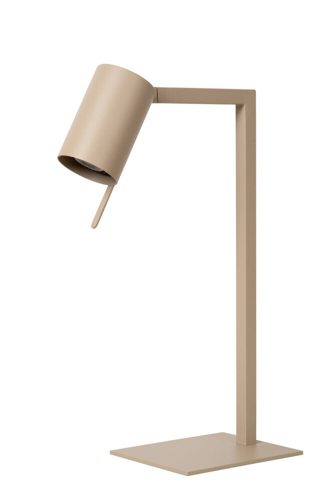 Lucide LESLEY - Bureaulamp - 1xGU10 - Taupe Lucide LESLEY - Bureaulamp - 1xGU10 - Taupe