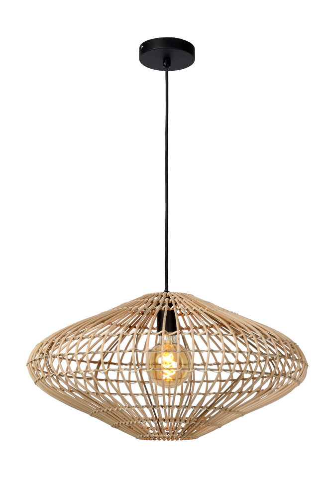 Lucide MAGALI - Hanglamp - Ø 56 cm - 1xE27 - Naturel Lucide MAGALI - Hanglamp - Ø 56 cm - 1xE27 - Naturel