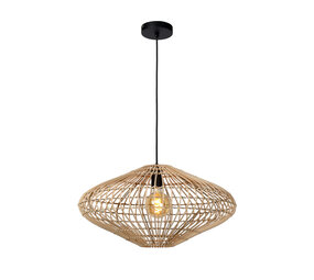 Lucide MAGALI - Hanglamp - Ø 56 cm - 1xE27 - Naturel Lucide MAGALI - Hanglamp - Ø 56 cm - 1xE27 - Naturel