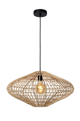 Lucide MAGALI - Hanglamp - Ø 56 cm - 1xE27 - Naturel Lucide MAGALI - Hanglamp - Ø 56 cm - 1xE27 - Naturel