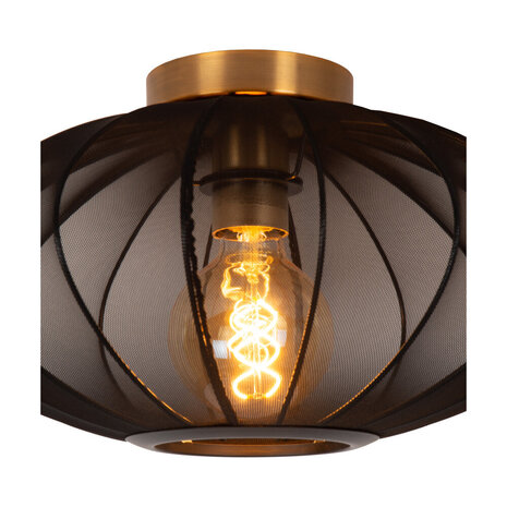 Lucide CORINA - Plafonnière - Ø 40 cm - 1xE27 - Zwart Lucide CORINA - Plafonnière - Ø 40 cm - 1xE27 - Zwart