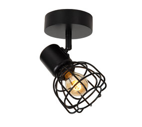 Lucide FILOX - Plafondspot - Ø 10 cm - 1xE14 - Zwart Lucide FILOX - Plafondspot - Ø 10 cm - 1xE14 - Zwart