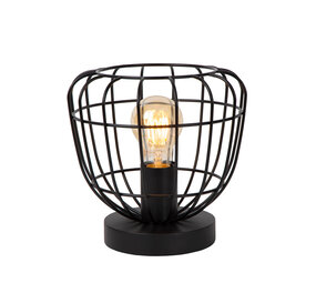 Lucide FILOX - Tafellamp - Ø 20 cm - 1xE27 - Zwart Lucide FILOX - Tafellamp - Ø 20 cm - 1xE27 - Zwart