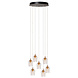 Lucide BERLIANE - Hanglamp - Ø 39 cm - LED Dimb. - 7x4W 2700K - Met vervangbare LED-module - Transparant Lucide BERLIANE - Hanglamp - Ø 39 cm - LED Dimb. - 7x4W 2700K - Met vervangbare LED-module - Transparant