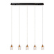 Lucide BERLIANE - Hanglamp - LED Dimb. - 5x4W 2700K - Met vervangbare LED-module - Transparant Lucide BERLIANE - Hanglamp - LED Dimb. - 5x4W 2700K - Met vervangbare LED-module - Transparant