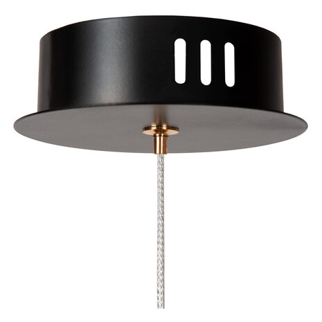 Lucide BERLIANE - Hanglamp - Ø 12 cm - LED Dimb. - 1x4W 2700K - Met vervangbare LED-module - Transparant | Essential