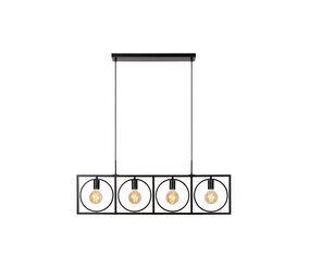 Lucide SUUS - Hanglamp - 4xE27 - Zwart Lucide SUUS - Hanglamp - 4xE27 - Zwart