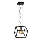 Lucide FABIAN - Hanglamp - 1xE27 - Zwart Lucide FABIAN - Hanglamp - 1xE27 - Zwart