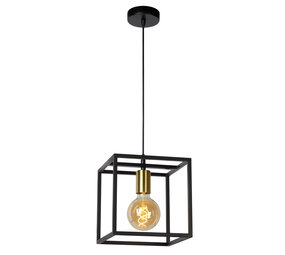 Lucide RUBEN - Hanglamp - 1xE27 - Zwart Lucide RUBEN - Hanglamp - 1xE27 - Zwart