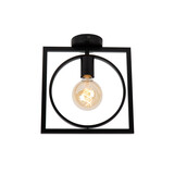Lucide SUUS - Plafonnière - 1xE27 - Zwart Lucide SUUS - Plafonnière - 1xE27 - Zwart