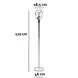 Freelight Vloerlamp Dorato H 170 cm zwart goud Freelight Vloerlamp Dorato H 170 cm zwart goud