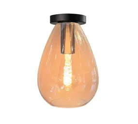 Freelight Plafondlamp Dorato H 26 cm zwart goud Freelight Plafondlamp Dorato H 26 cm zwart goud