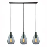 Freelight Hanglamp Dorato 3 lichts L100 cm zwart Freelight Hanglamp Dorato 3 lichts L100 cm zwart