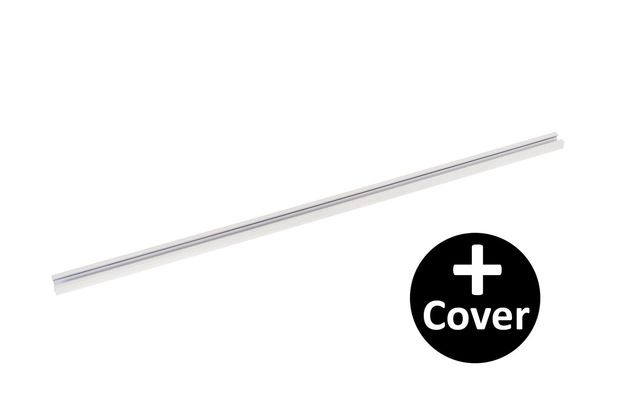 Lucide TRACK Opbouwrail - 1-fase Railsysteem / Railverlichting - 1 meter- Wit (Uitbreiding) Lucide TRACK Opbouwrail - 1-fase Railsysteem / Railverlichting - 1 meter- Wit (Uitbreiding)