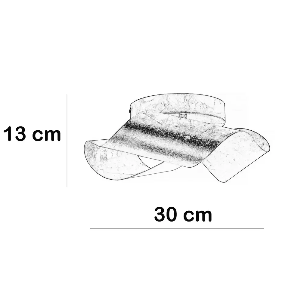 Freelight Plafondlamp Pecco Ø 30 cm goud Freelight Plafondlamp Pecco Ø 30 cm goud