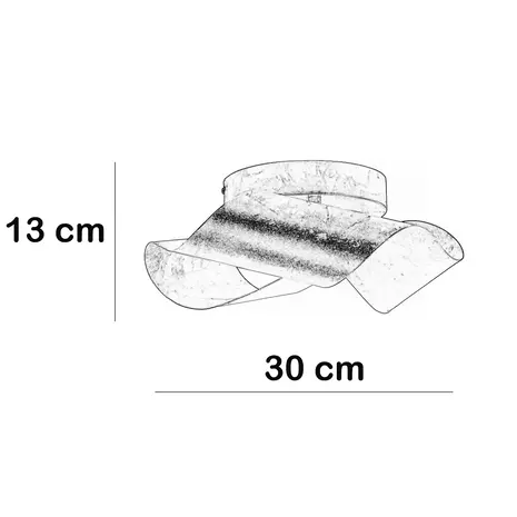 Freelight Plafondlamp Pecco Ø 30 cm goud Freelight Plafondlamp Pecco Ø 30 cm goud